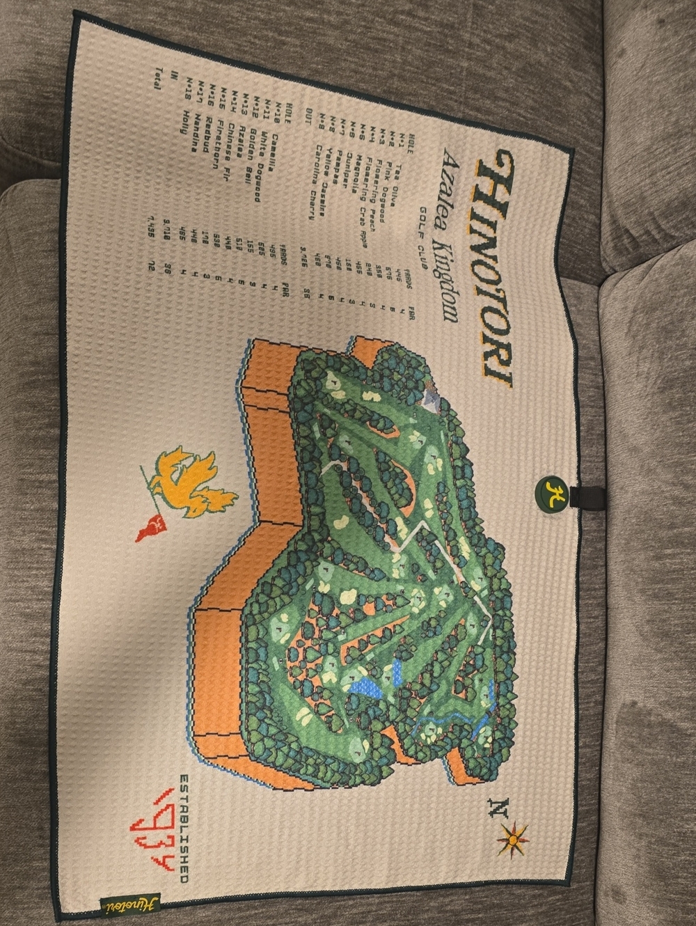 Hinotori Magnet Golf Towel - The Masters Exclusive